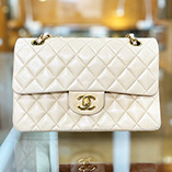 シャネル マトラッセ Wフラップ チェーンショルダーバック ベージュ　買取