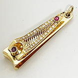 750YG ルビーサファイアダイア入りペンダントトップ 8.00g　買取