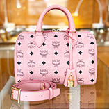 MCM Ella ボストンバック ヴィセトス ソフトピンク 買取