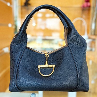 グッチ ソフトビット トートバック 858297 493075 ブラック 買取