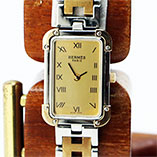 エルメス　クロアジュール　ＣＲ１．２２０　金文字盤　コンビブレス　買取