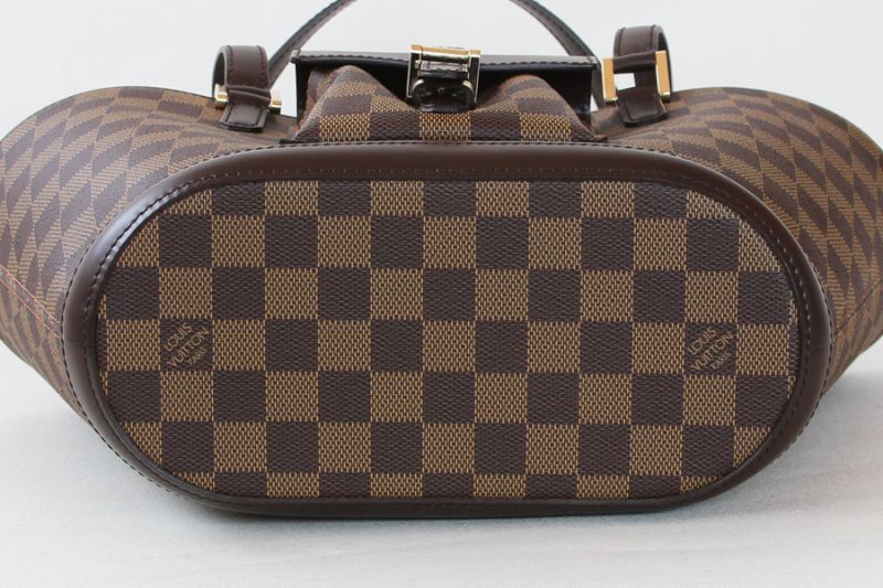 適当な価格 N51121 ダミエキャンバス マノスクPM ダミエ ショルダーバッグ ルイ・ヴィトン VUITTON LOUIS ブラウン 中古