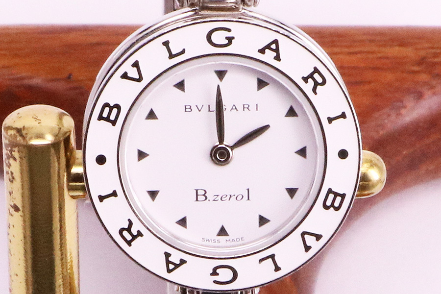 ブルガリ B01 BZ22 白文字盤 白ベゼル（レディース中古時計） 兵庫伊丹 