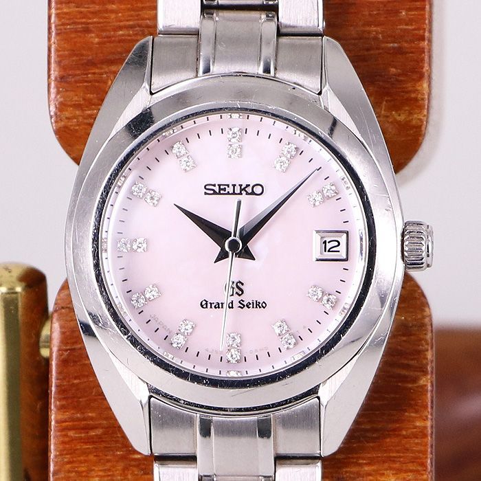 ☆SEIKO セイコー グランドセイコー レディース腕時計 SS シェル文字盤 22Pダイヤ SS シェルピンク文字盤 4J52-0AC0 STGF277 レディース ファッション小物 www