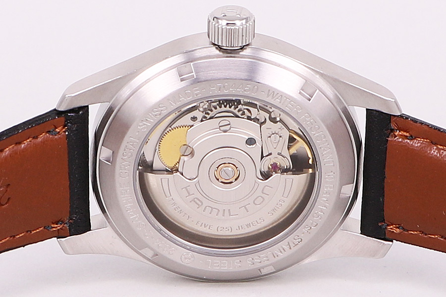 ハミルトン カーキ H704450 黒文字盤 メンズ中古腕時計 兵庫県伊丹の 