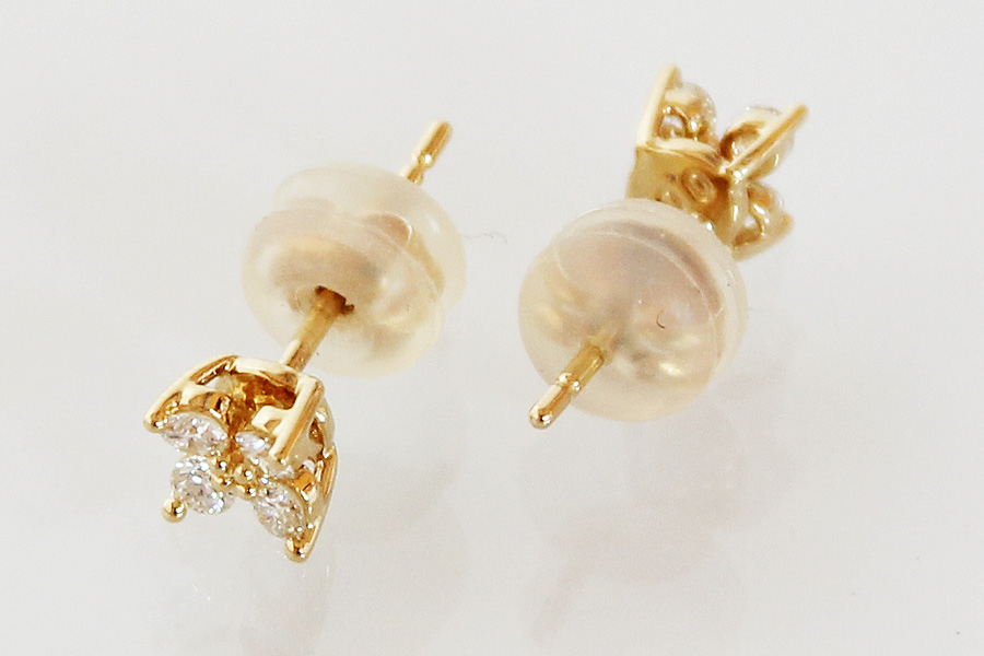 タサキ宝石販売店 タサキ ｋ18ダイアピアス 0 09 2 兵庫県伊丹マルニシ質店