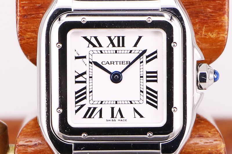 カルティエ パンテールＳＭ ＷＳＰＮ０００６ 新型 銀文字盤 メンズ 中古腕時計 「マルニシ質店」