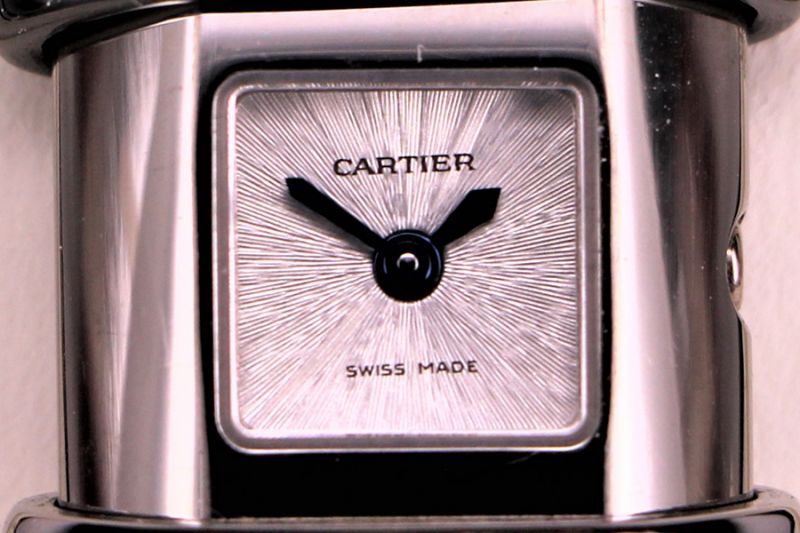 カルティエ デクラレーション WT000730 銀文字盤 メンズ 中古腕時計 「マルニシ質店」