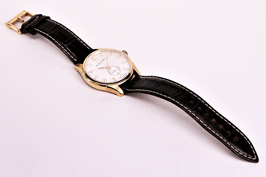 ハミルトン ジャズマスター シンライン Ｈ３８４４１０ 銀文字盤 メンズ中古腕時計 兵庫県伊丹の「マルニシ質店」