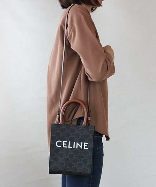 ★美品★celineミニバーティカルカバ トートバッグ