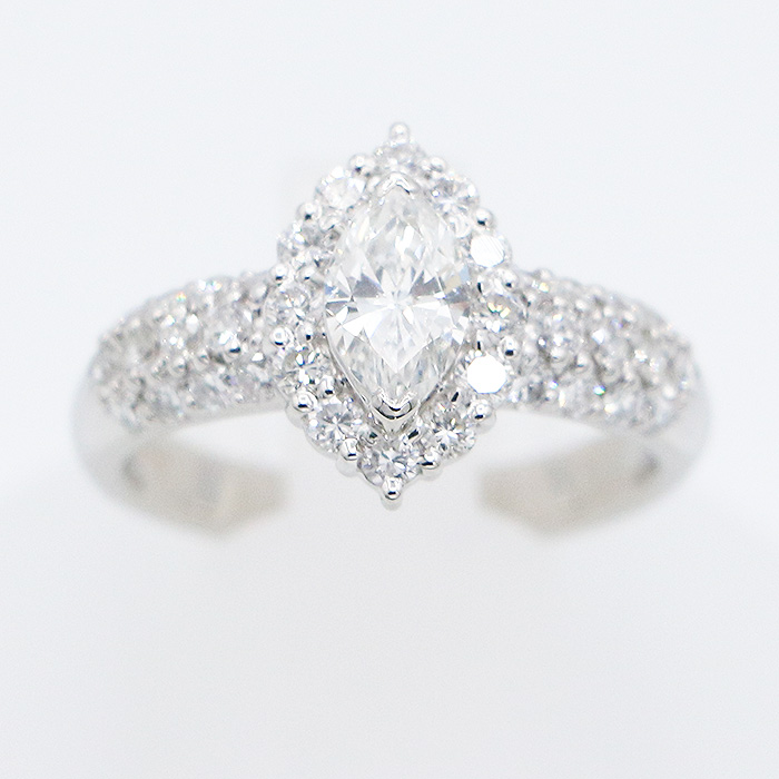 PT900 ダイアイリリング 0.577ct 0.87ct 7.60g