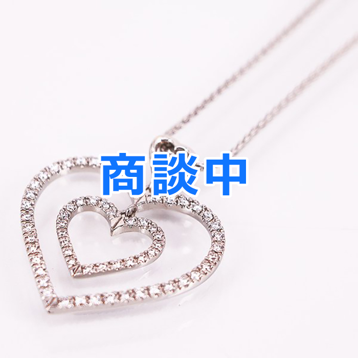 PT850/900 ダイアイリペンダントネックレス 0.61ct 12.00g