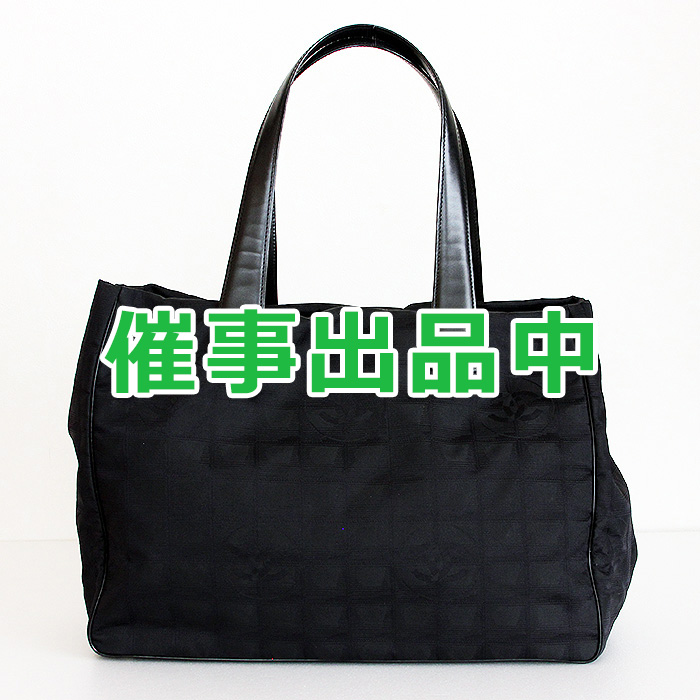 シャネル　ニュートラベルライン トートMM ブラック