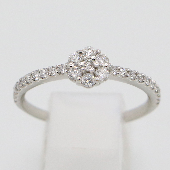 PT900 ダイアイリリング0.30ct 2.60g