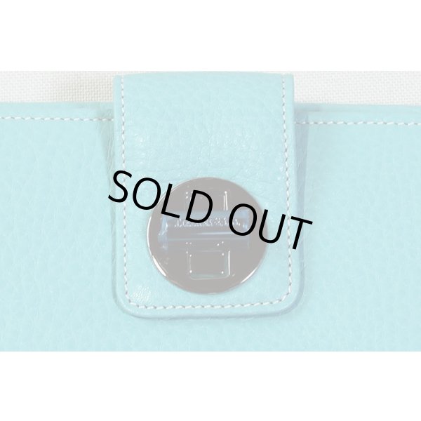 画像3: ティファニー　コンチネンタル ターンロック 三ツ折長サイフ ブルー (3)