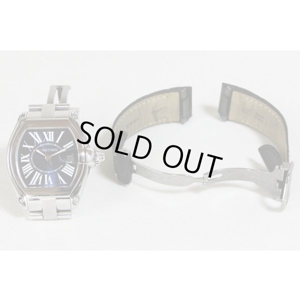 カルティエ　ロードスター　革ベルト　取り外し