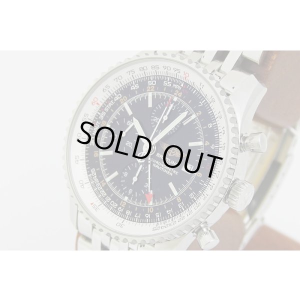 ブライトリング　ナビタイマーワールド　A24322（A242B26NP）　黒文字盤　サイド