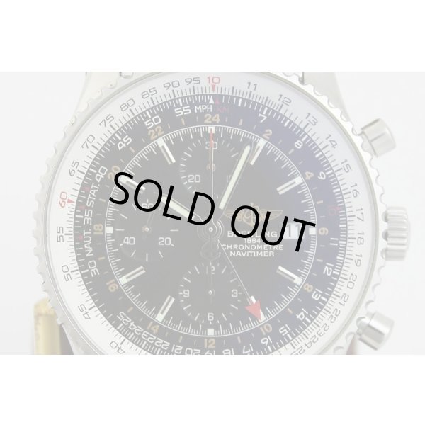 ブライトリング　ナビタイマーワールド　A24322（A242B26NP）　黒文字盤　表面