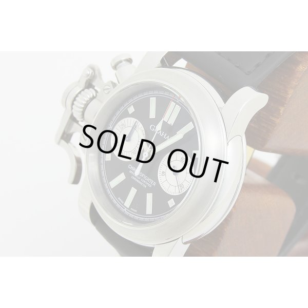 グラハム　クロノファイター　2CFAS　黒文字盤　サイド