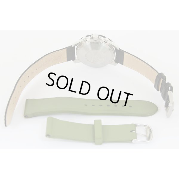 ジン　103B　カーキ文字盤　革ベルト