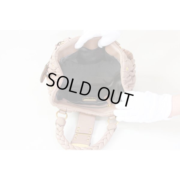 ミュウミュウ　マテラッセ2WAYバック RN0473 ピンクベージュ（CAMMEO）　中身