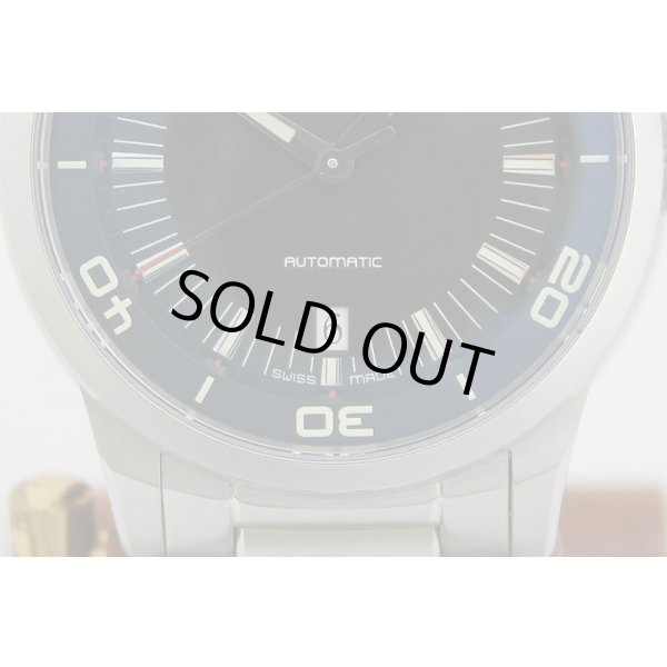 モーリスラクロア　ポントスダイバー　PT6248　黒文字盤　盤面拡大