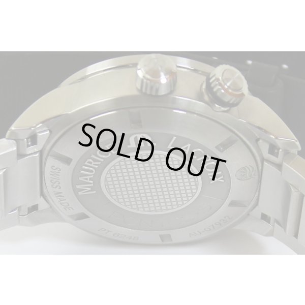 モーリスラクロア　ポントスダイバー　PT6248　黒文字盤　裏面拡大