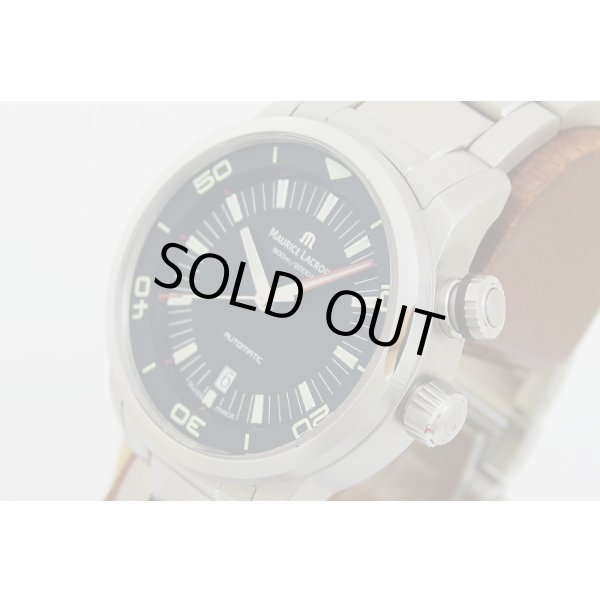 モーリスラクロア　ポントスダイバー　PT6248　黒文字盤　サイド