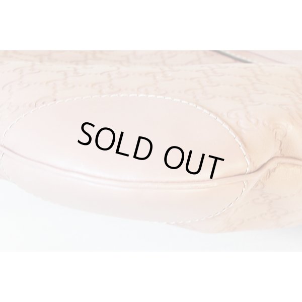 グッチ　ショルダーバック 257065 527066 ピンクベージュ　角スレ