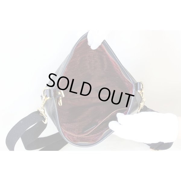 ロエベ　ショルダーバック ブラック／GP金具　中身