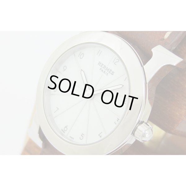 エルメス　オールアッシュロンド　HR1.210　白文字盤　サイド
