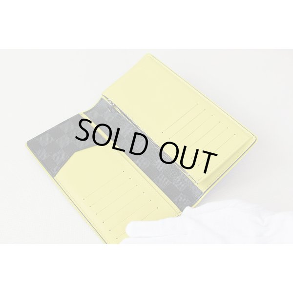 ルイヴィトン　ポルトフォイユ・ブラザ N63252 アニス　中身(2)