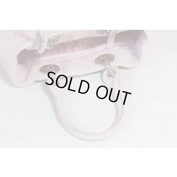 クリスチャンディオール　レディディオール ハンドバック CAL44941 ピンク　持ち手