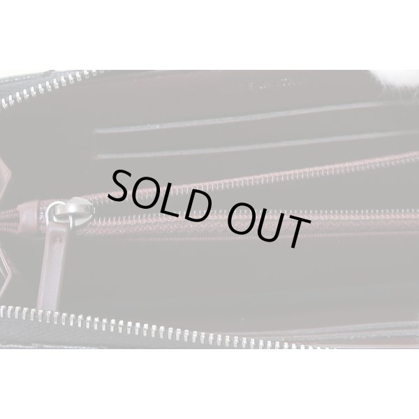 シャネル　スモールジップウォレット ブラック／SIV金具　中身拡大