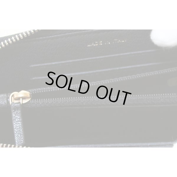 シャネル　スモールジップウォレット A80577 ブラック／ゴールド金具　中身拡大