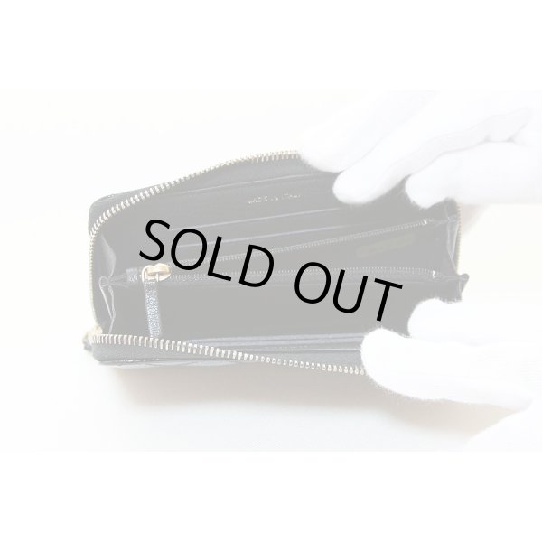 シャネル　スモールジップウォレット A80577 ブラック／ゴールド金具　中身