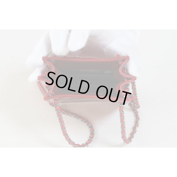 シャネル　トリプルフォン ショルダーバック A92304 レッド　中身