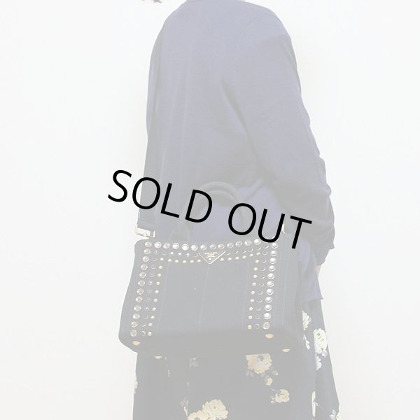 プラダ  カナパ2WAYトート B24390 ブラック　ショルダーサイズ