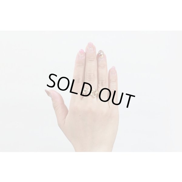 ティファニー　750YG ラビングハートリング 9.40g　サイズ