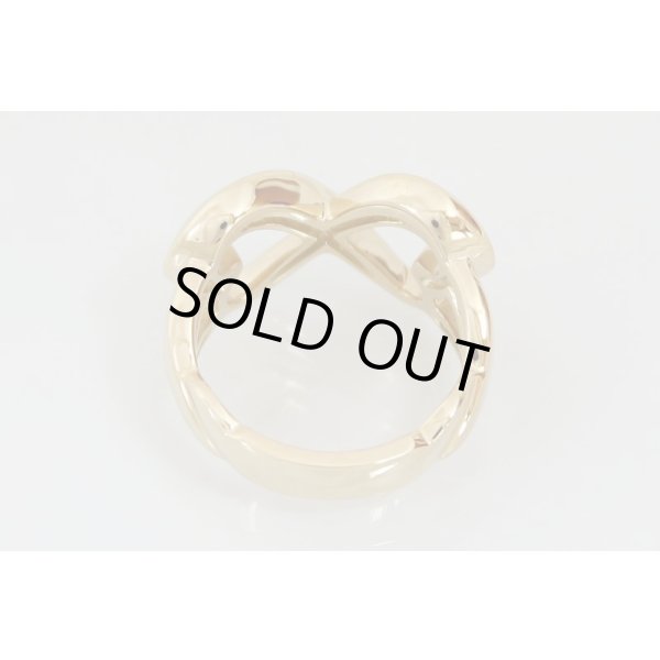 ティファニー　750YG ラビングハートリング 9.40g　裏面