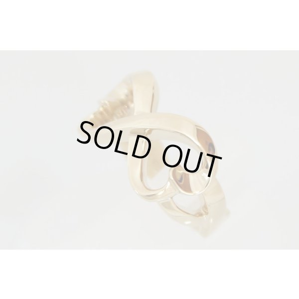 ティファニー　750YG ラビングハートリング 9.40g　サイド