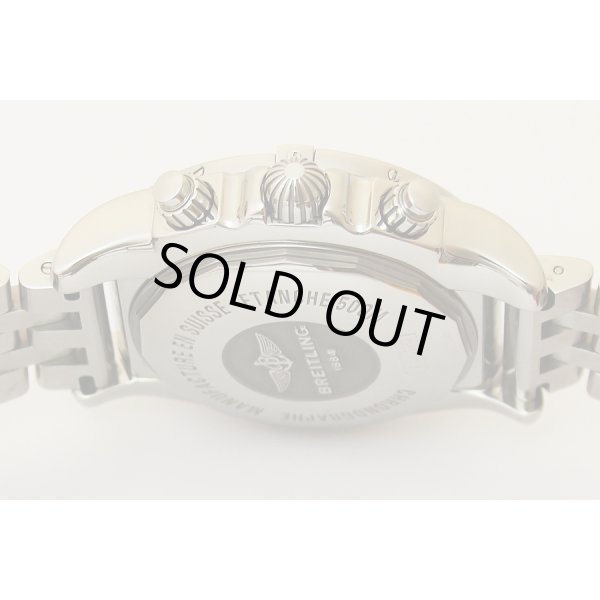 ブライトリング　クロノマット44　AB0110　紺文字盤　裏面拡大