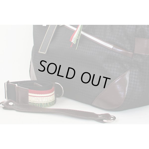 オロビアンコ  ビジネスバック SILVOFFICE-C ブラック／マロン　ショルダーストラップ