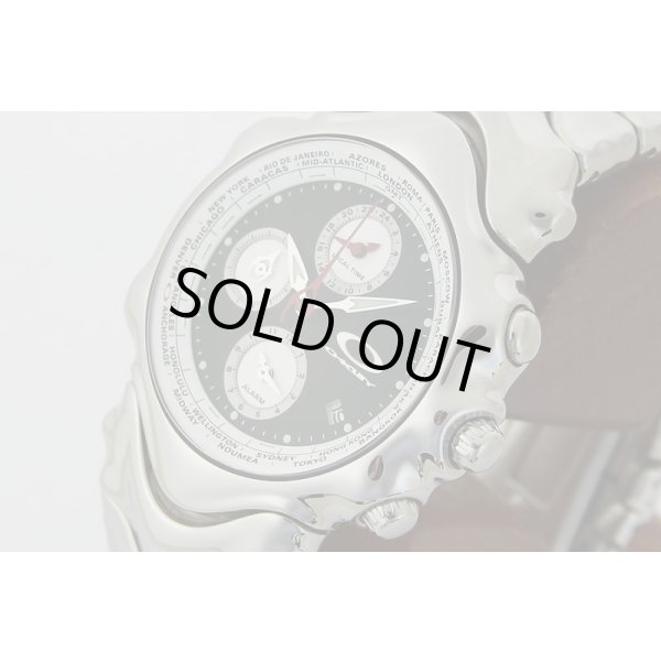 オークリー　ＧＭＴアラーム　黒文字盤　サイド