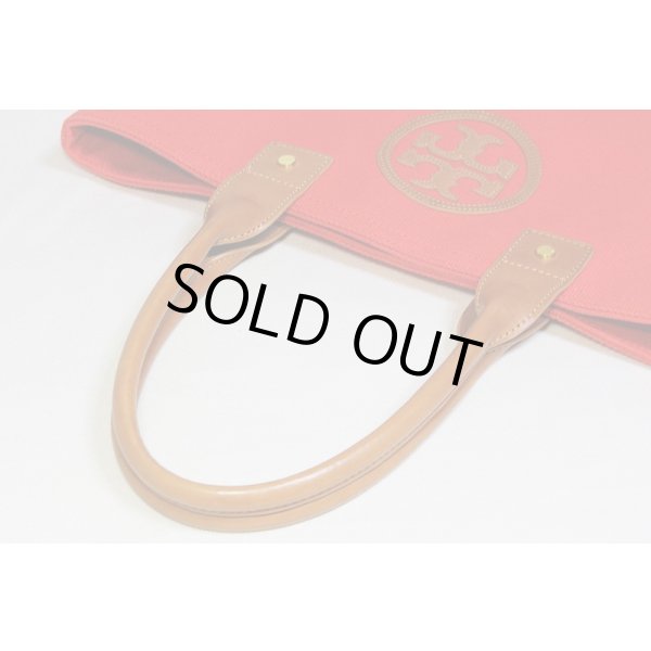 トリーバーチ  トートバック No.79911-02004 オレンジ　持ち手レザーにスレ