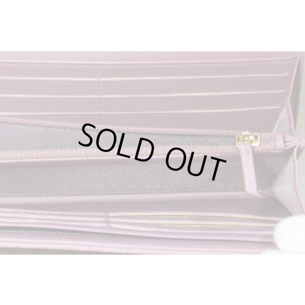 シャネル　マトラッセ ニツ折長サイフ A50096 ラベンダーピンク／ゴールド金具　カードケース