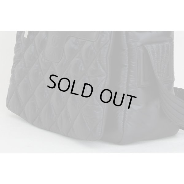 シャネル　コココクーン トートバック A48610 ブラック　下部拡大