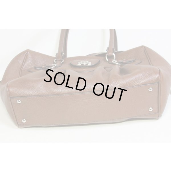 フェラガモ  ガンチーニ ミニボストンショルダーバック DY-21 6880 ブラウン　底