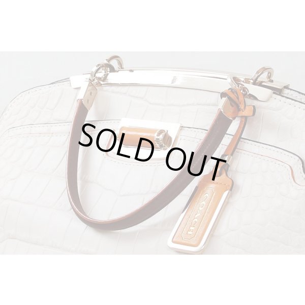 コーチ  2WAYショルダーバック No.A1469-30227 アイボリー　サイド上部