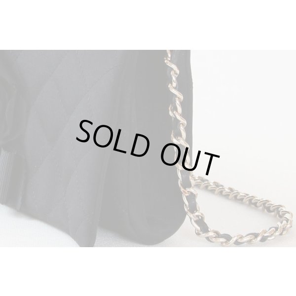 シャネル　チェーンショルダーバック　ブラック／SIV金具　チェーン